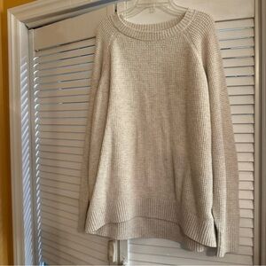 Old Navy Cream Crew Neck Sweater